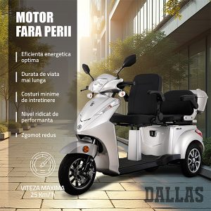 triciclu electric Samus Dallas 3R2 vedere laterală