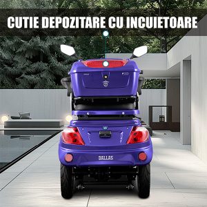 triciclu electric 3 roți Samus Dallas albastru