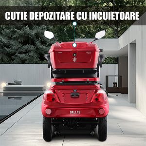 Cvadraciclu electric EL SAMUS DALLAS 4R1 roșu 60V 20Ah
