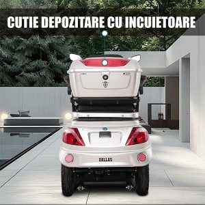 triciclu electric Samus Dallas 3R2 vedere laterală