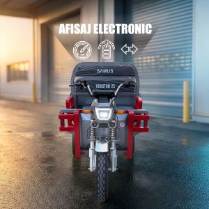 Triciclu cargo electric SAMUS HOUSTON 25-1.5 72V45Ah pentru transport marfă