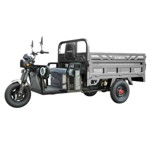 Triciclu cargo electric TEXAS 170/130-12T1500 60V58Ah pentru transport marfă