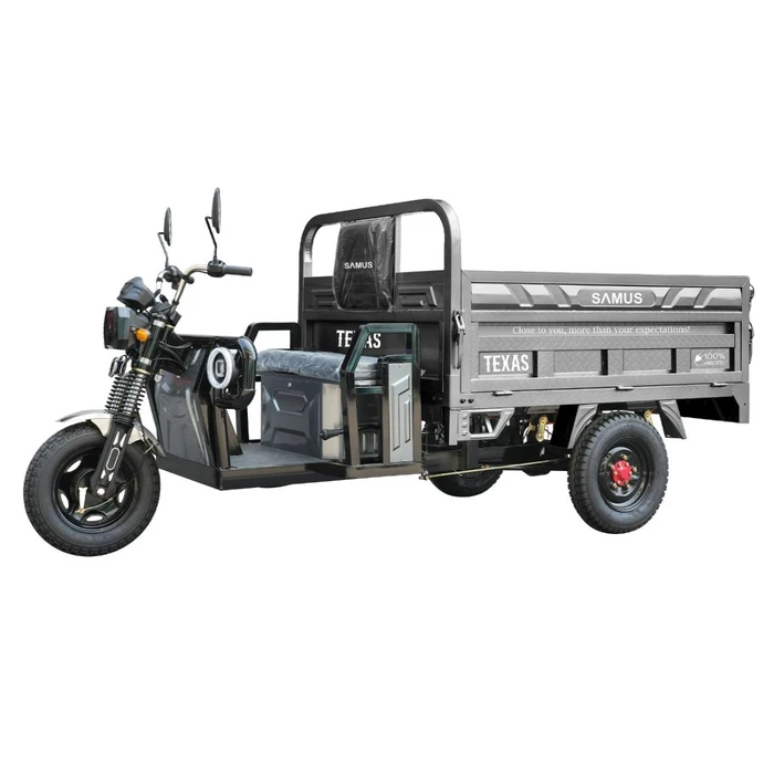 Triciclu cargo electric TEXAS 170/130-12T1500 60V58Ah pentru transport marfă Triciclu cargo electric TEXAS 170/130-12T1500 60V58Ah pentru transport marfă